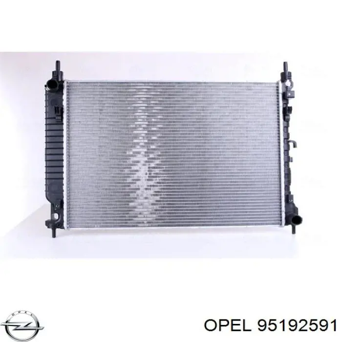 95192591 Opel радіатор охолодження палива
