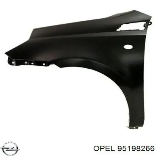 Крило переднє праве Opel 95198266 ціна, від 31.49 USD