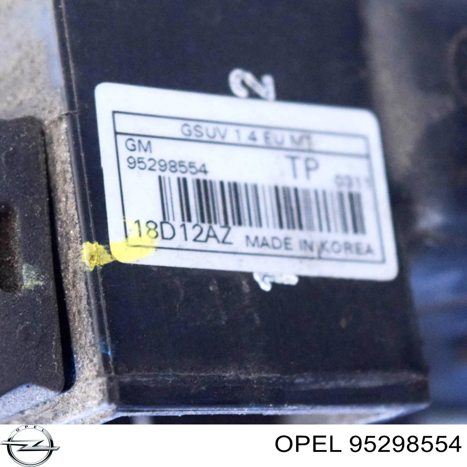 95298554 Opel Радіатор охолодження двигуна