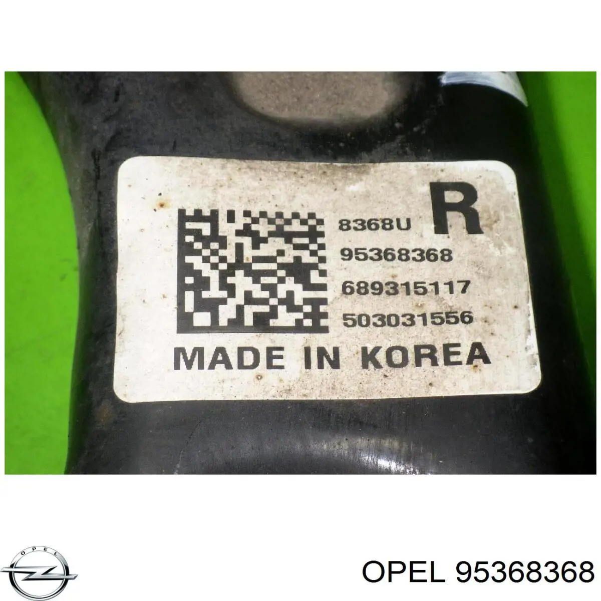 Важіль передньої підвіски нижній, правий 95368368 Opel