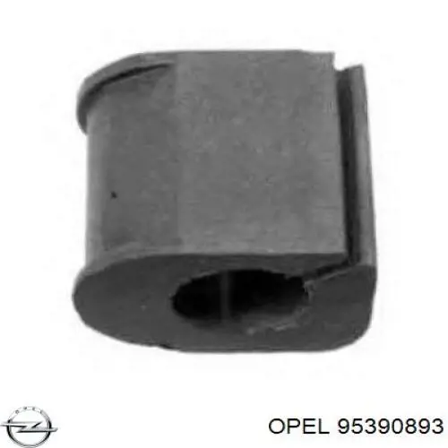 95390893 Opel Шланг/патрубок радіатора охолодження, нижній