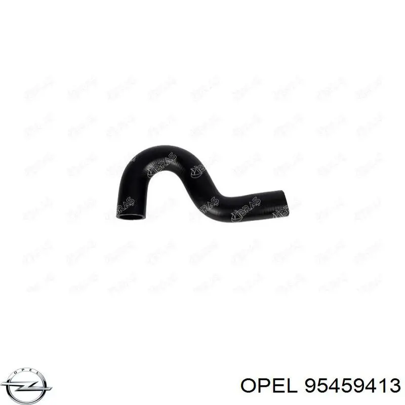 95390894 Opel Шланг/патрубок радіатора охолодження, нижній