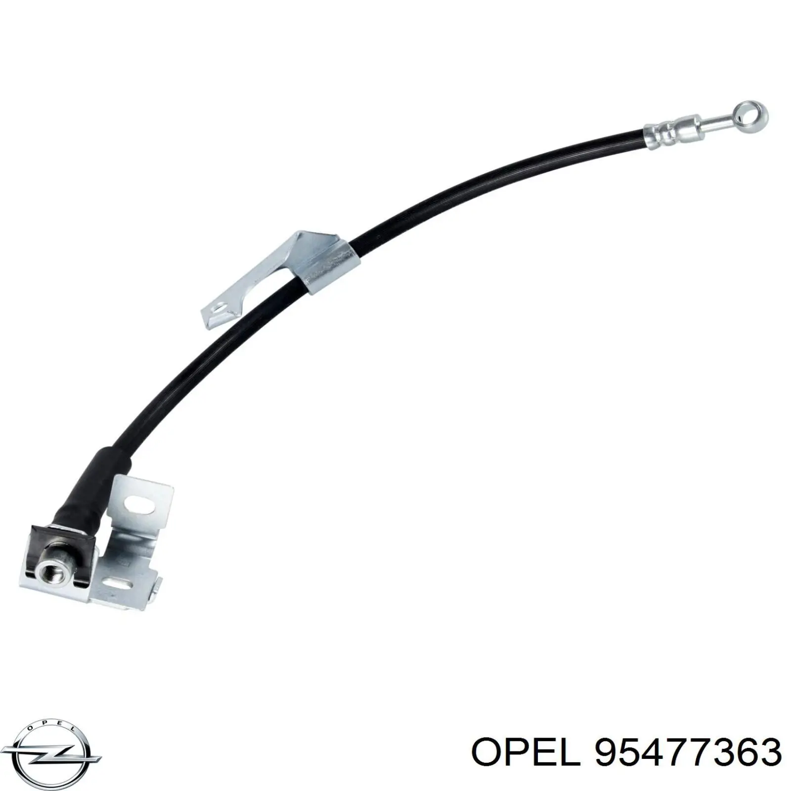 Шланг гальмівний передній, лівий Opel 95477363 ціна, від 12.76 USD