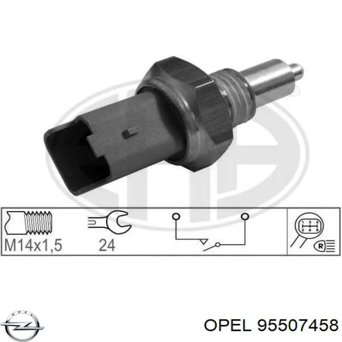 Датчик заднього ходу 95507458 Opel