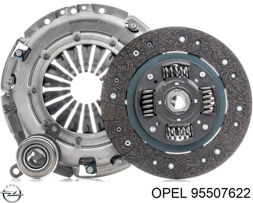 Комплект зчеплення (3 частини) Opel 95507622 ціна, від 167.33 USD