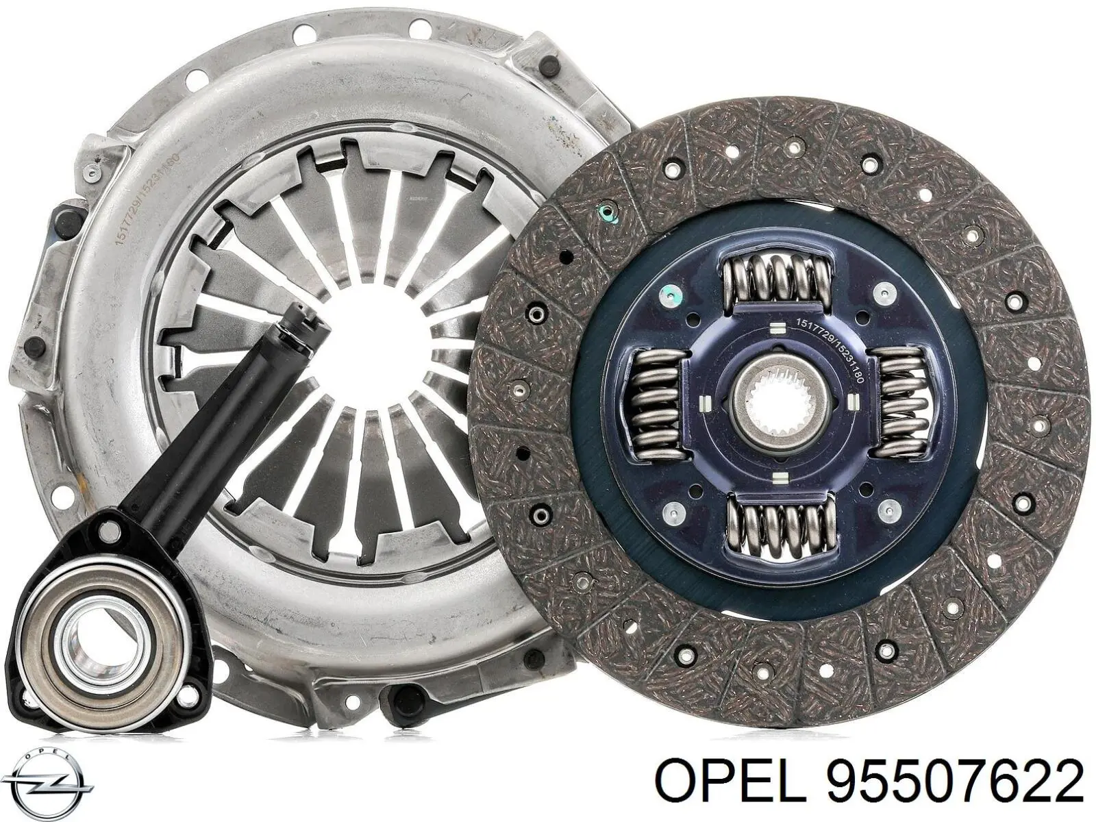 Комплект зчеплення (3 частини) Opel 95507622 ціна, від 167.33 USD