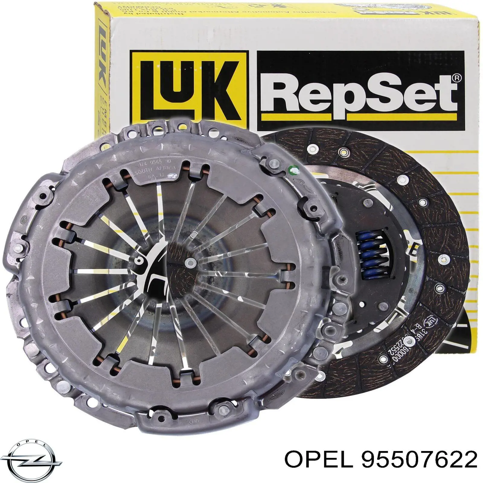 Купити 95507622 Opel Комплект зчеплення (диск, корзина, підшипник)