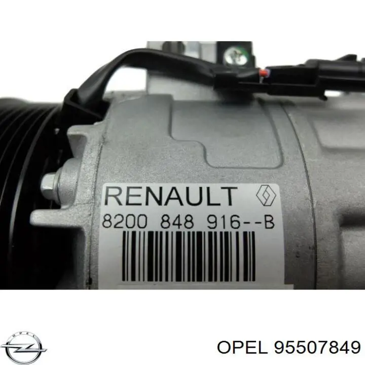 Компресор системи кондиціювання Opel 95507849 ціна, від 292.11 USD