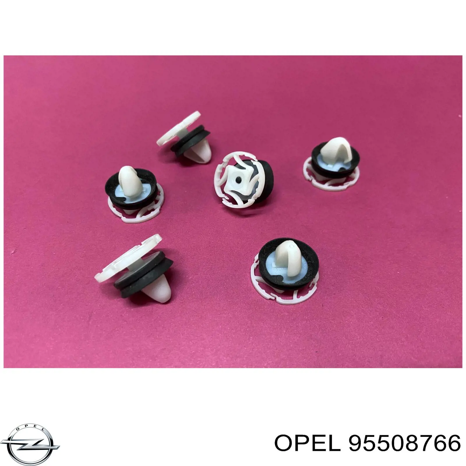 95508766 Opel пістон (кліп кріплення обшивки дверей)