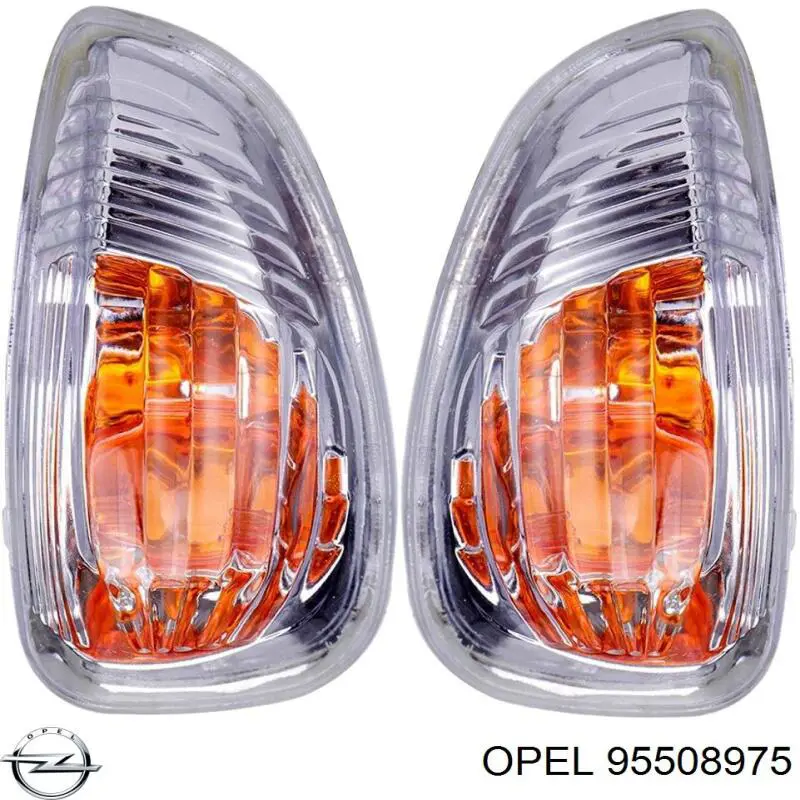 Покажчик повороту дзеркала, лівий Opel 95508975 ціна, від 12.33 USD