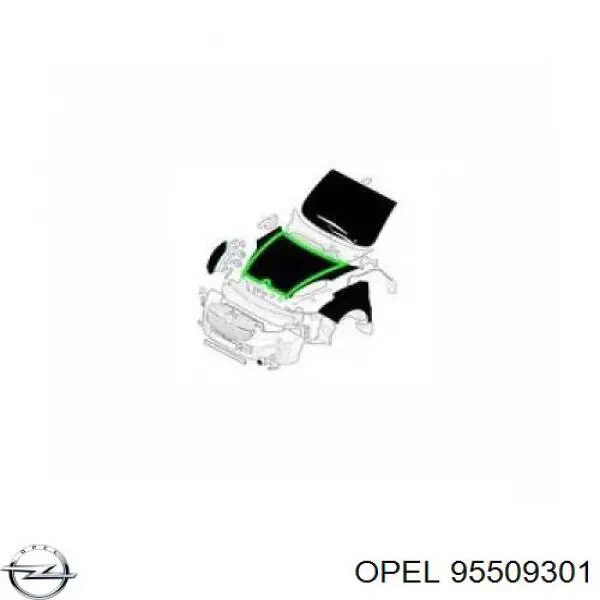 Купити 95509301 Opel Капот