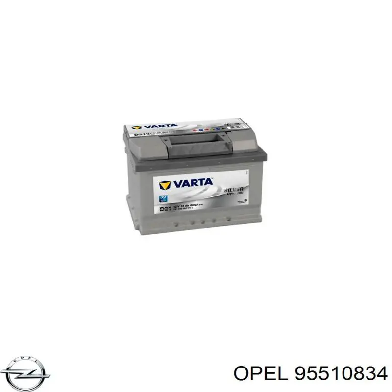 Купити Акумулятор Opel 61 А/г (95510834)