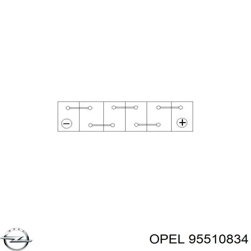 Купити Акумулятор Opel 61 А/г (95510834)
