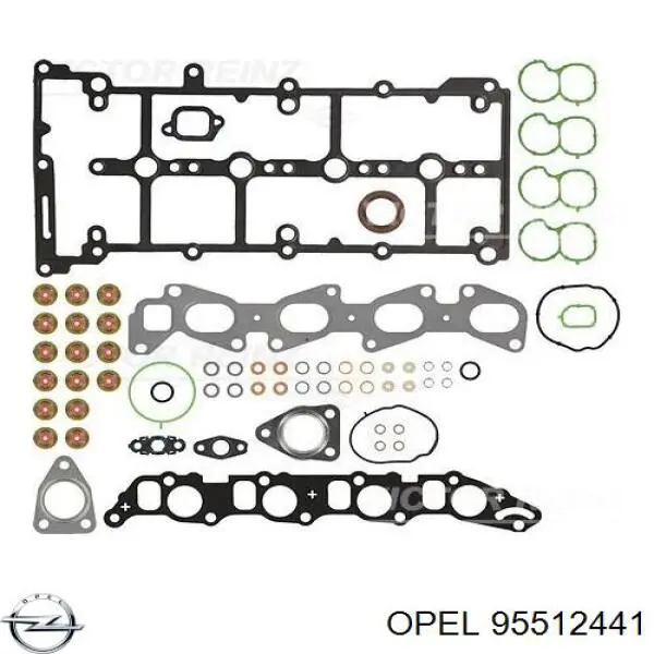 Купити 95512441 Opel Комплект прокладок двигуна, верхній