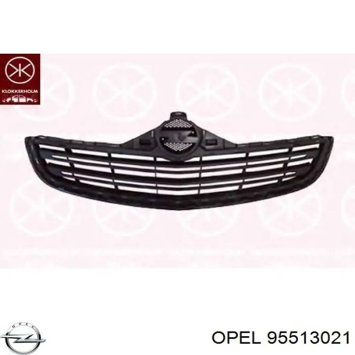 Решітка радіатора 95513021 Opel