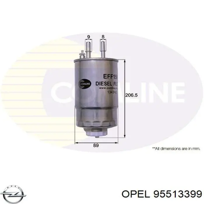 Фільтр тонкого очищення палива Opel 95513399 ціна, від 16.87 USD