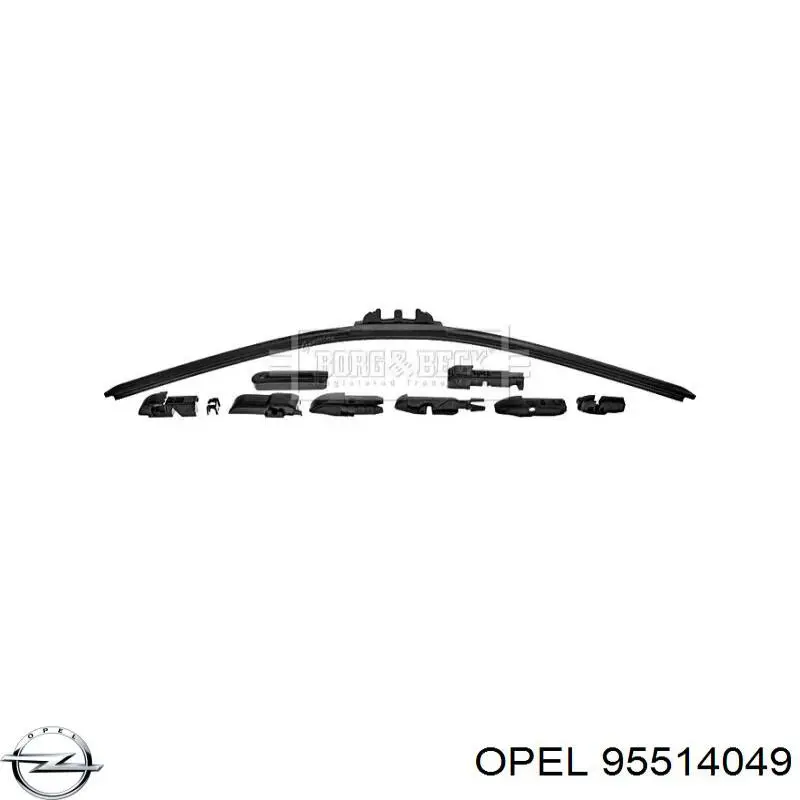 Щітка-двірник лобового скла, водійська Opel 95514049 ціна, від 4.43 USD