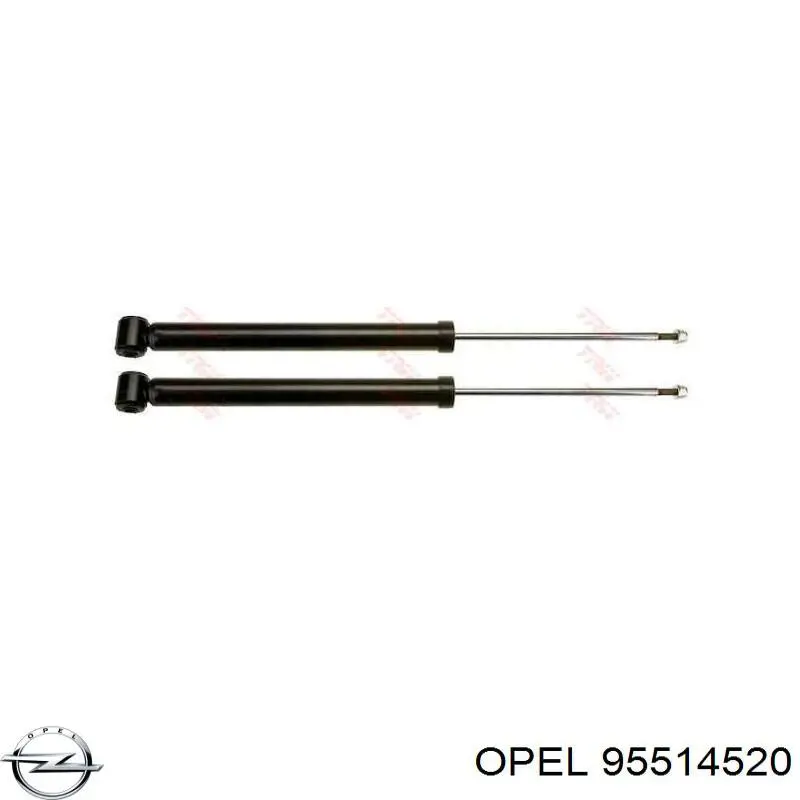 Амортизатор задній, правий Opel 95514520 ціна, від 33.45 USD