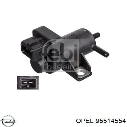 95514554 Opel Клапан соленоїд регулювання заслонки EGR