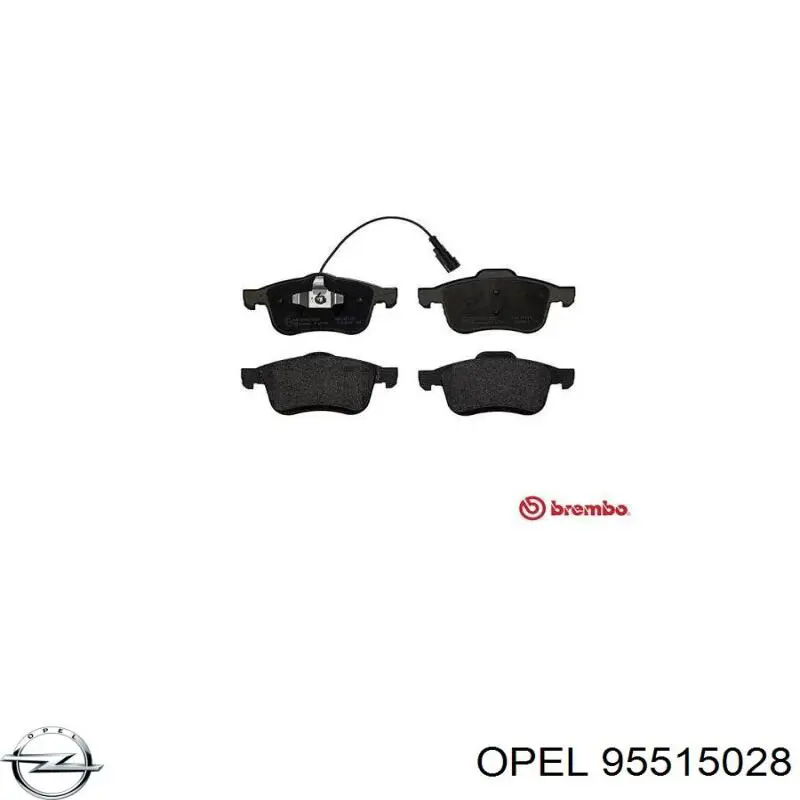 Купити 95515028 Opel Колодки гальмівні передні, дискові