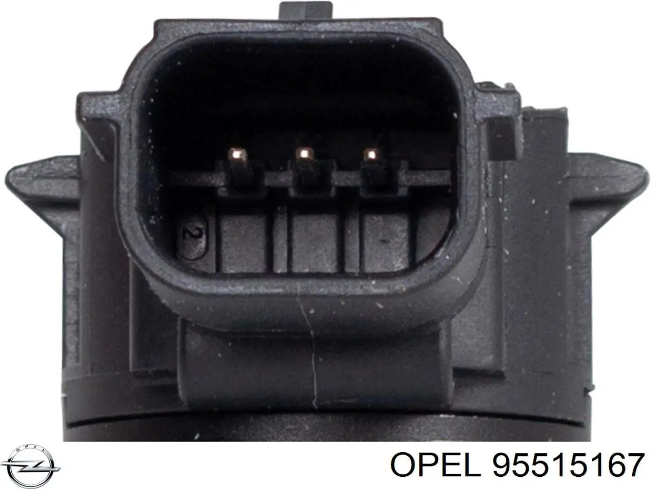 95515167 Opel Датчик сигналізації паркування (парктронік), передній