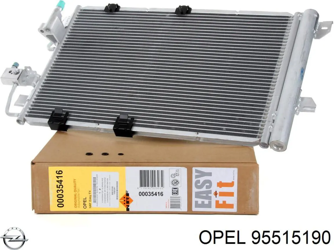 95515190 Opel радіатор кондиціонера
