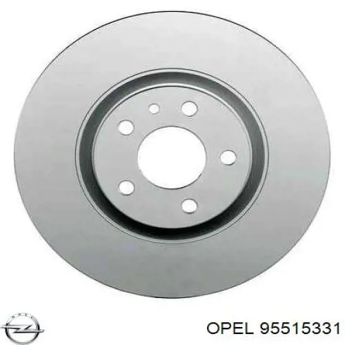 95515331 Opel диск гальмівний передній