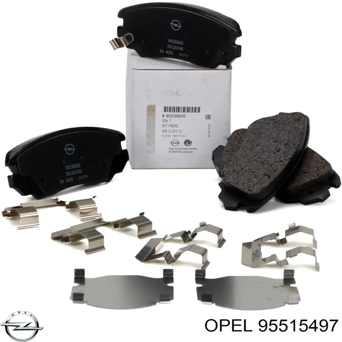 Купити 95515497 Opel Задні колодки