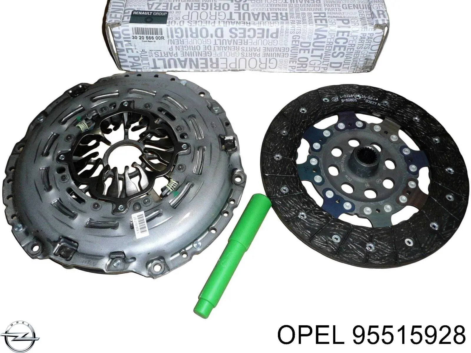 Купити 8660005304 Renault (RVI) Комплект зчеплення (диск, корзина, підшипник)