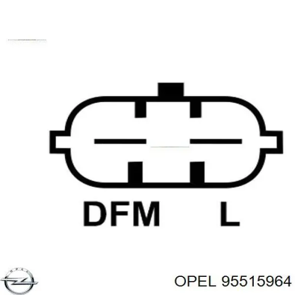 Генератор Opel 95515964 ціна, від 182.19 USD