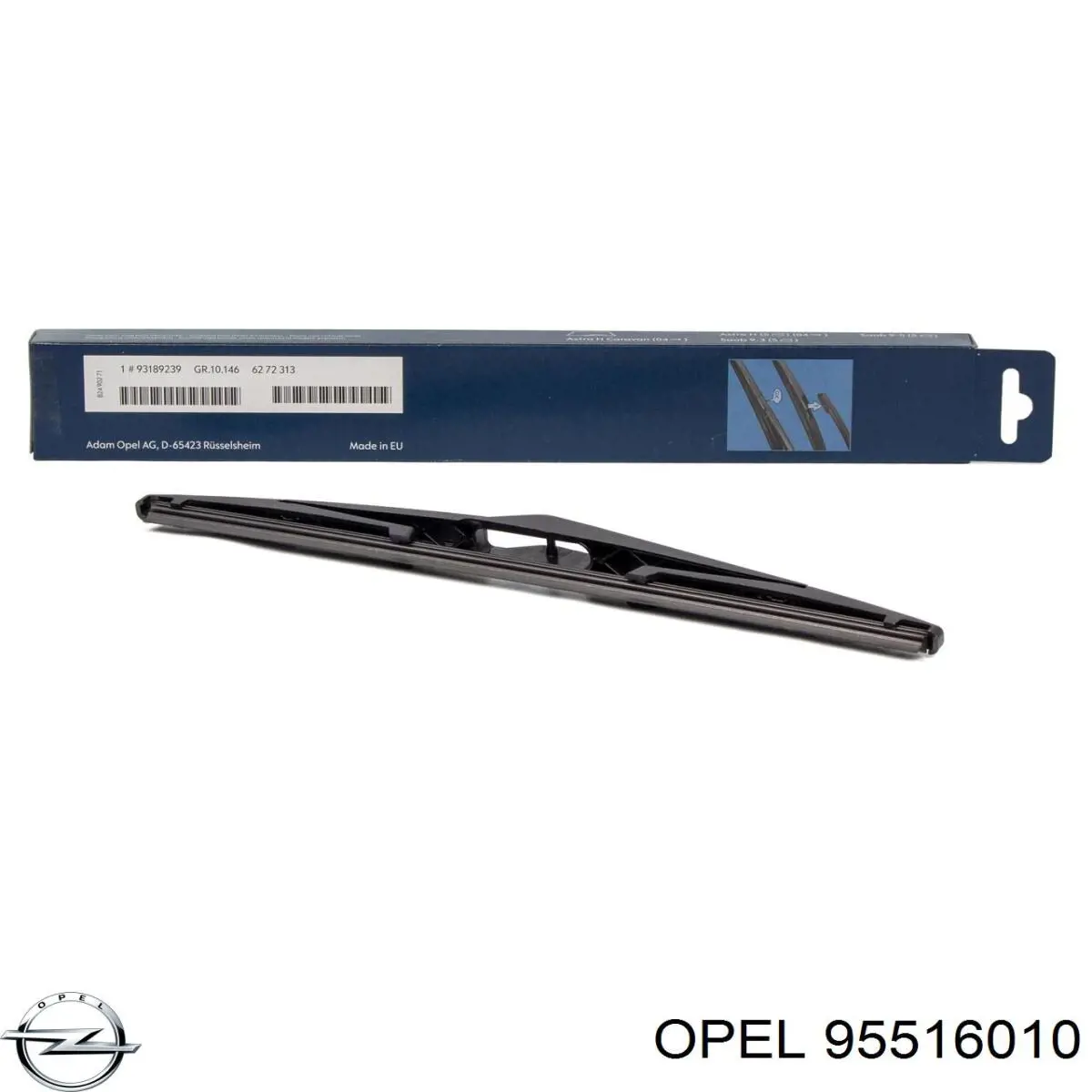 Щітки склоочисника 95516010 Opel