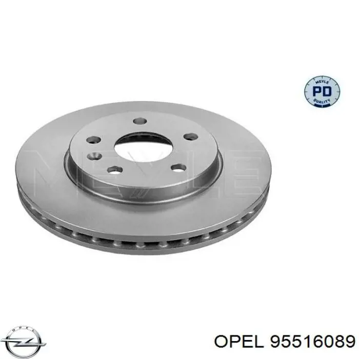 Диск переднього гальма Opel 95516089 ціна, від 59.95 USD