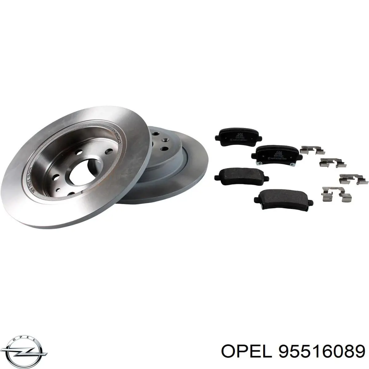 95516089 Opel Гальмо дискове переднє