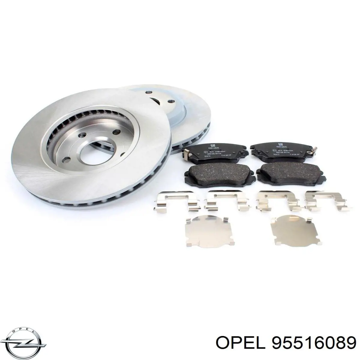 95516089 Opel Гальмо дискове переднє