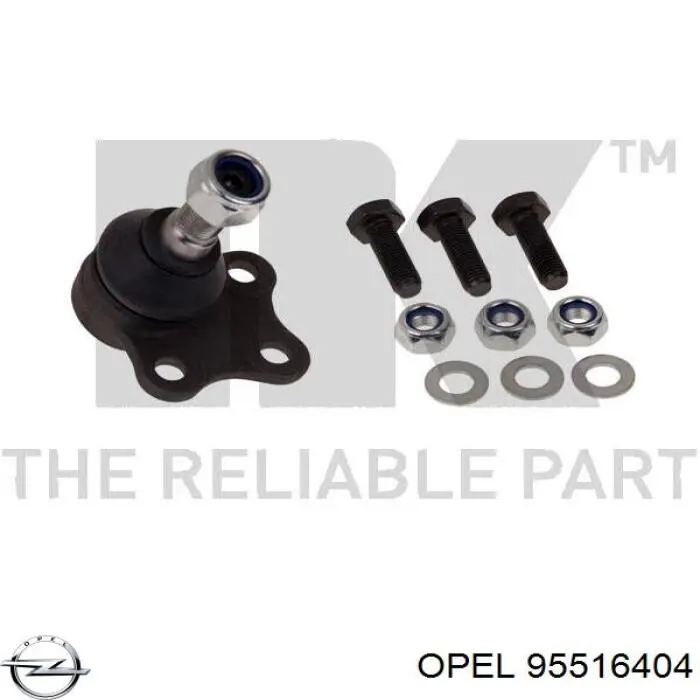 Купити 95516404 Opel Кульова опора, нижня