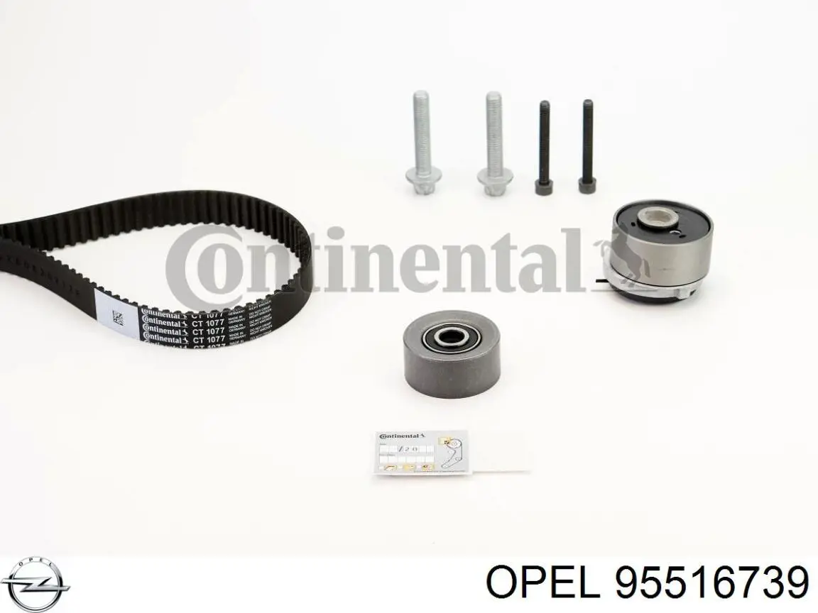 Комплект ГРМ Opel 95516739 ціна, від 160.81 USD