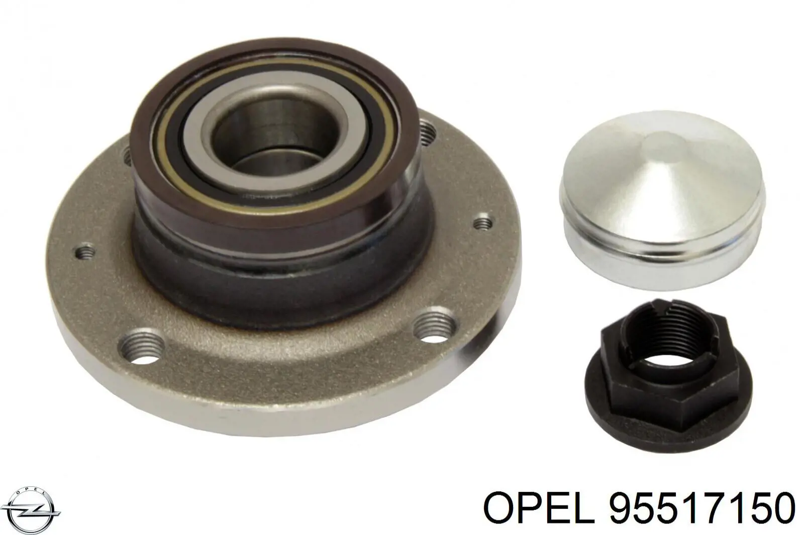 95517150 Opel Маточина задня