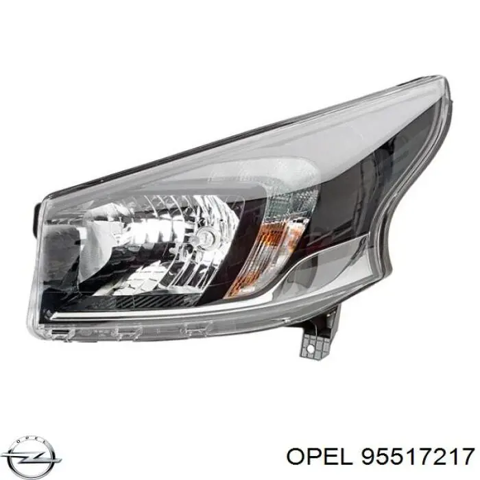 Фара передня права Opel 95517217 ціна, від 303.15 USD