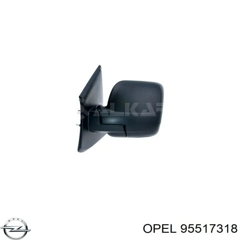 Купити 963027319R Renault (RVI) Бічне дзеркало заднього виду ліве