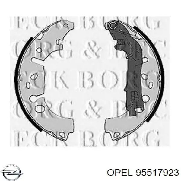 Купити 95517923 Opel Колодки гальмові задні, барабанні
