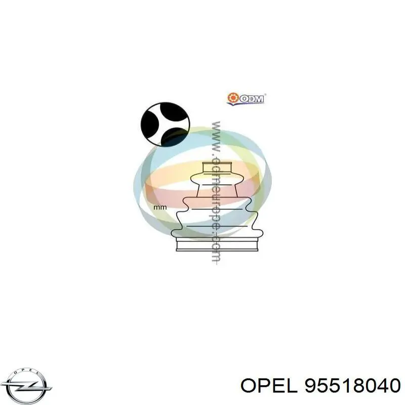 Купити 4423224 Opel Пильник шарніра кутових швидкостей внутрішній передній