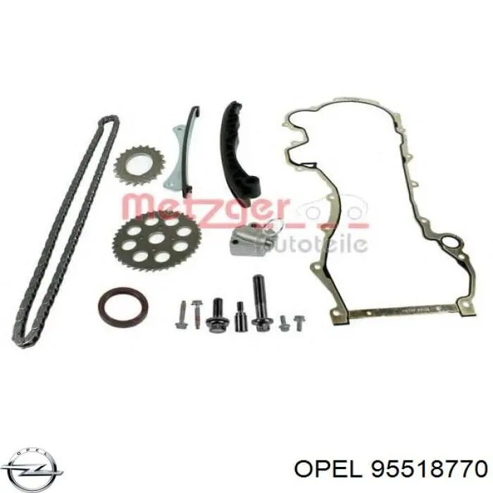 Ланцюг ГРМ, комплект Opel 95518770 ціна, від 66.27 USD