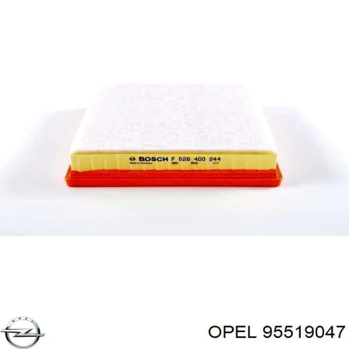 Елемент повітряного фільтра Opel 95519047 ціна, від 12.10 USD