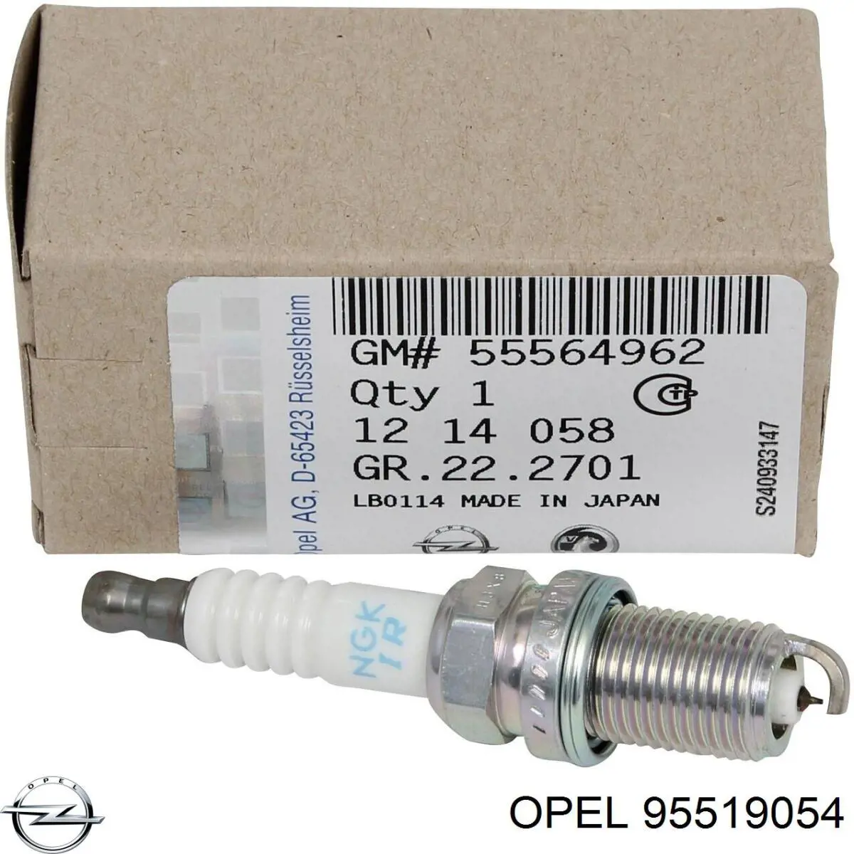 Свічки автомобільні Opel 95519054 ціна, від 2.54 USD