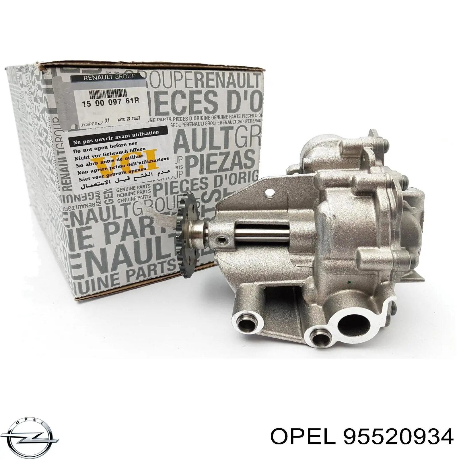 95520934 Opel Масляний насос двигуна