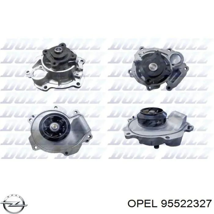 Купити 55585428 Opel Насос охолоджуючої рідини