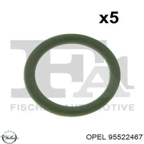 Кільце ущільнювача патрубка интеркуллера Opel 95522467 ціна, від 5.87 USD