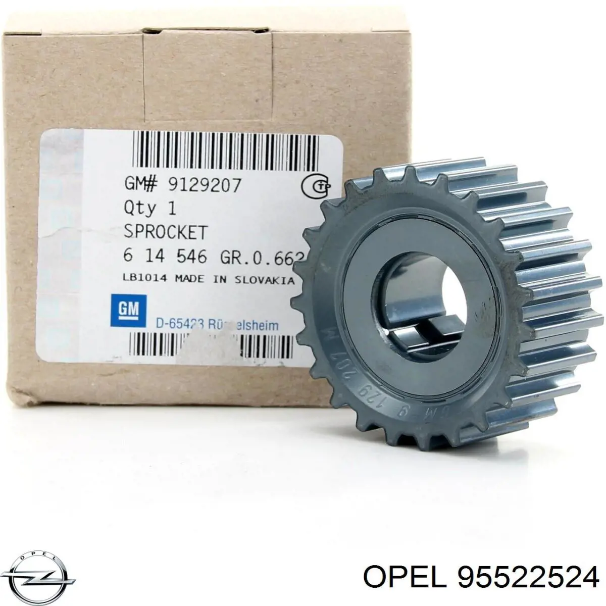 Купити 95522524 Opel Ремінь газорозподільного механізму