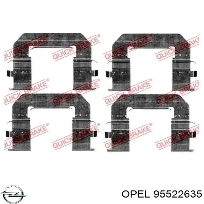 Супорт гальмівний передній лівий Opel 95522635 ціна, від 45.63 USD