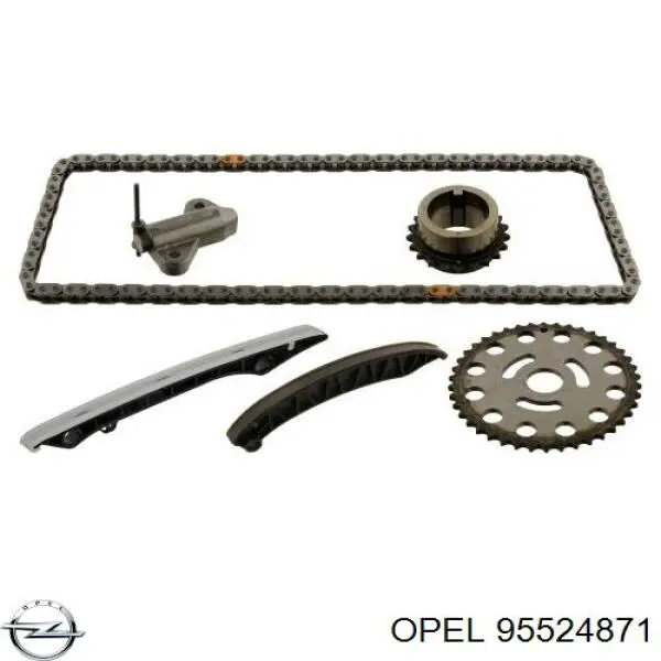 Ланцюг ГРМ, комплект Opel 93168149 ціна, від 148.45 USD